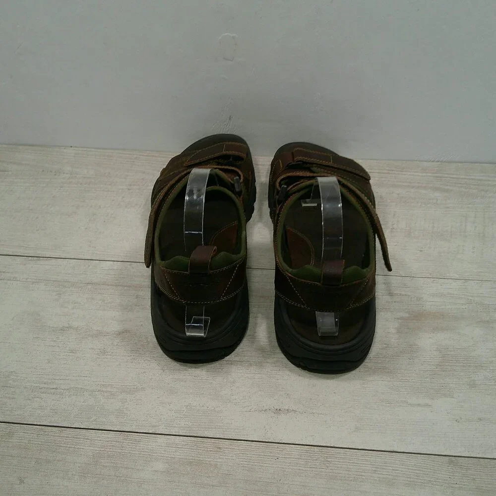 Rockport Men's Rocklake Brown Conag Brown Leather Sport Sandals Size 13 M
